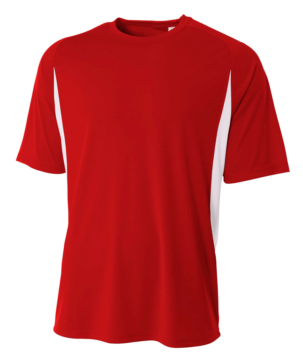 A4 Youth Cooling Performance Color Block Tee-1