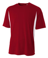 A4 Youth Cooling Performance Color Block Tee-1