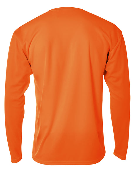 A4 Men's Long Sleeve Birds-Eye Mesh Crew-2