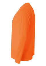 A4 Men's Long Sleeve Birds-Eye Mesh Crew-3