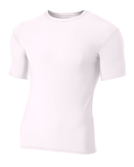 A4 Men's Short Sleeve Compression Crew-1