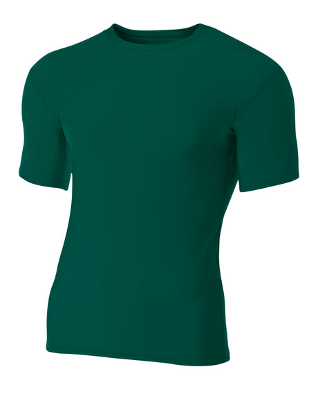 A4 Youth  Short Sleeve Compression Crew-1