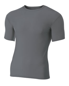 A4 Youth  Short Sleeve Compression Crew-1