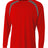 A4 Men's Spartan Long Sleeve Color Block Crew