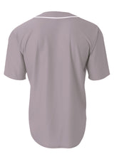 A4 Youth Short Sleeve Full Button Baseball Jersey-2