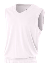 A4 Youth Moisture Management V-Neck Muscle-1