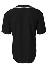 A4 Youth Short Sleeve Full Button Baseball Jersey-2