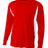 A4 Men's Long Sleeve Color Block Tee