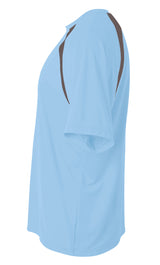 A4 Men's Spartan Short Sleeve Color Block Crew-3