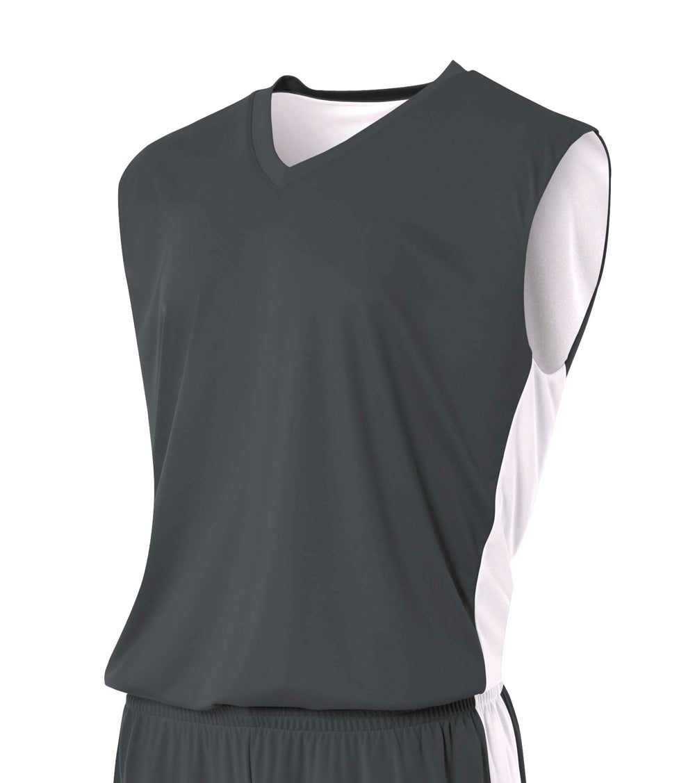 A4 Men's Reversible Moisture Management Muscle-1