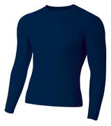 A4 Men's Long Sleeve Compression Crew-1