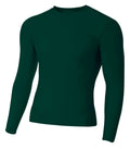 A4 Men's Long Sleeve Compression Crew-1