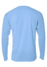 A4 Men's Long Sleeve Birds-Eye Mesh Crew-2