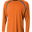 A4 Men's Spartan Long Sleeve Color Block Crew