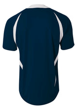 A4 Youth 2-Button Color Block Henley-2