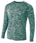 A4 Men's Long Sleeve Raglan Space Dye-1