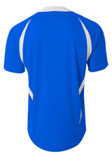 A4 Youth 2-Button Color Block Henley-2