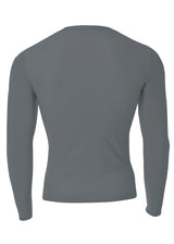 A4 Men's Long Sleeve Compression Crew-2