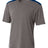 A4 Men's Tourney Heather Short Sleeve Color Block