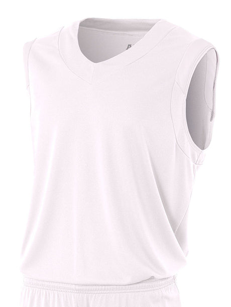 A4 Men's Moisture Management V-Neck Muscle-1