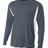 A4 Men's Long Sleeve Color Block Tee