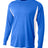 A4 Men's Long Sleeve Color Block Tee