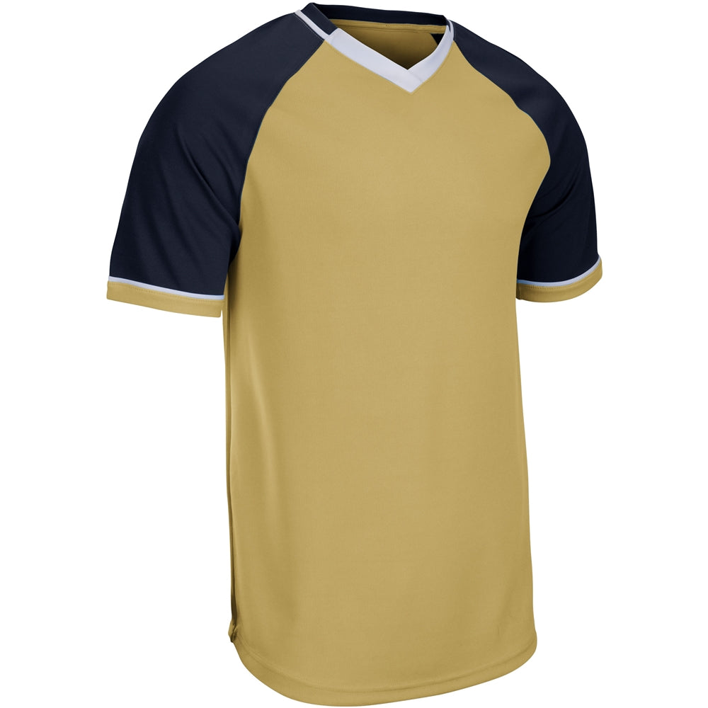 Champro Youth Square Up V-Neck Baseball Jersey-1