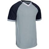 Champro Youth Square Up V-Neck Baseball Jersey-1