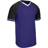 Champro Youth Square Up V-Neck Baseball Jersey-1