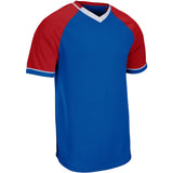 Champro Youth Square Up V-Neck Baseball Jersey-1