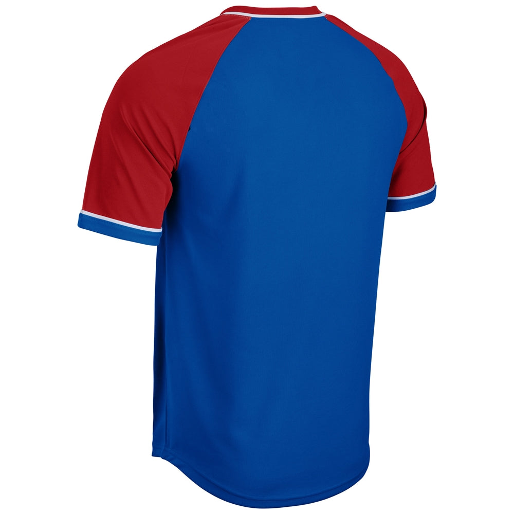 Champro Youth Square Up V-Neck Baseball Jersey-2