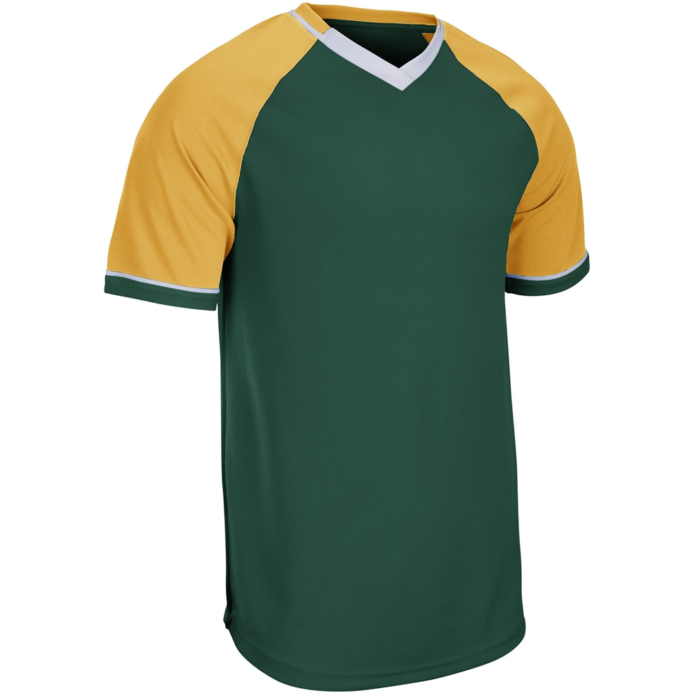 Champro Youth Square Up V-Neck Baseball Jersey-1