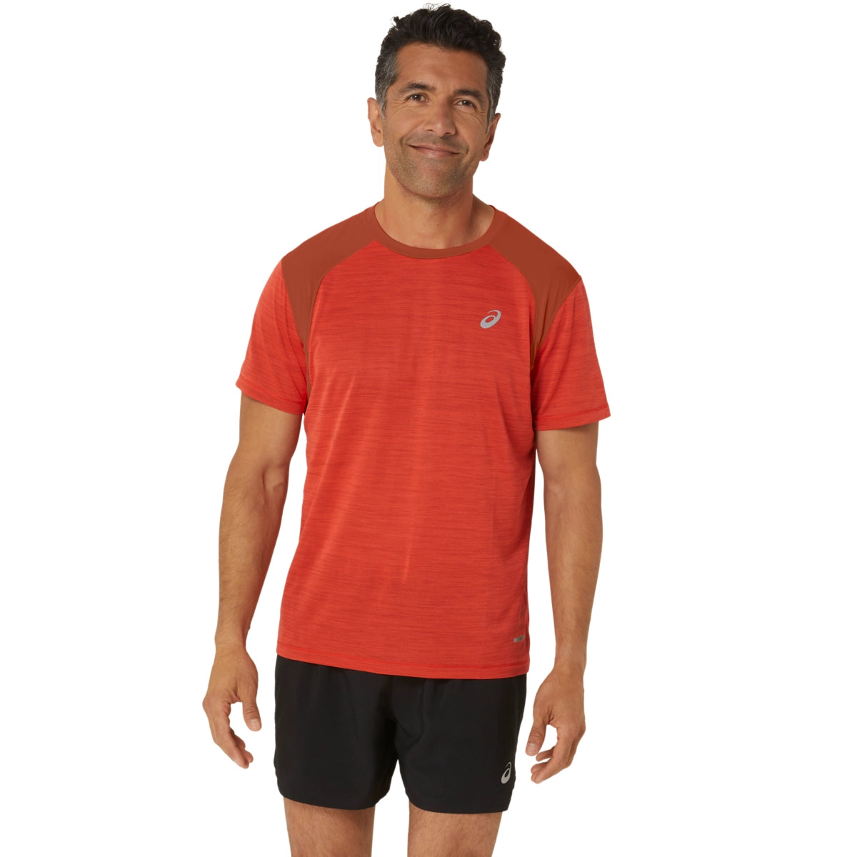 Asics Men's Road Short Sleeve Top-1