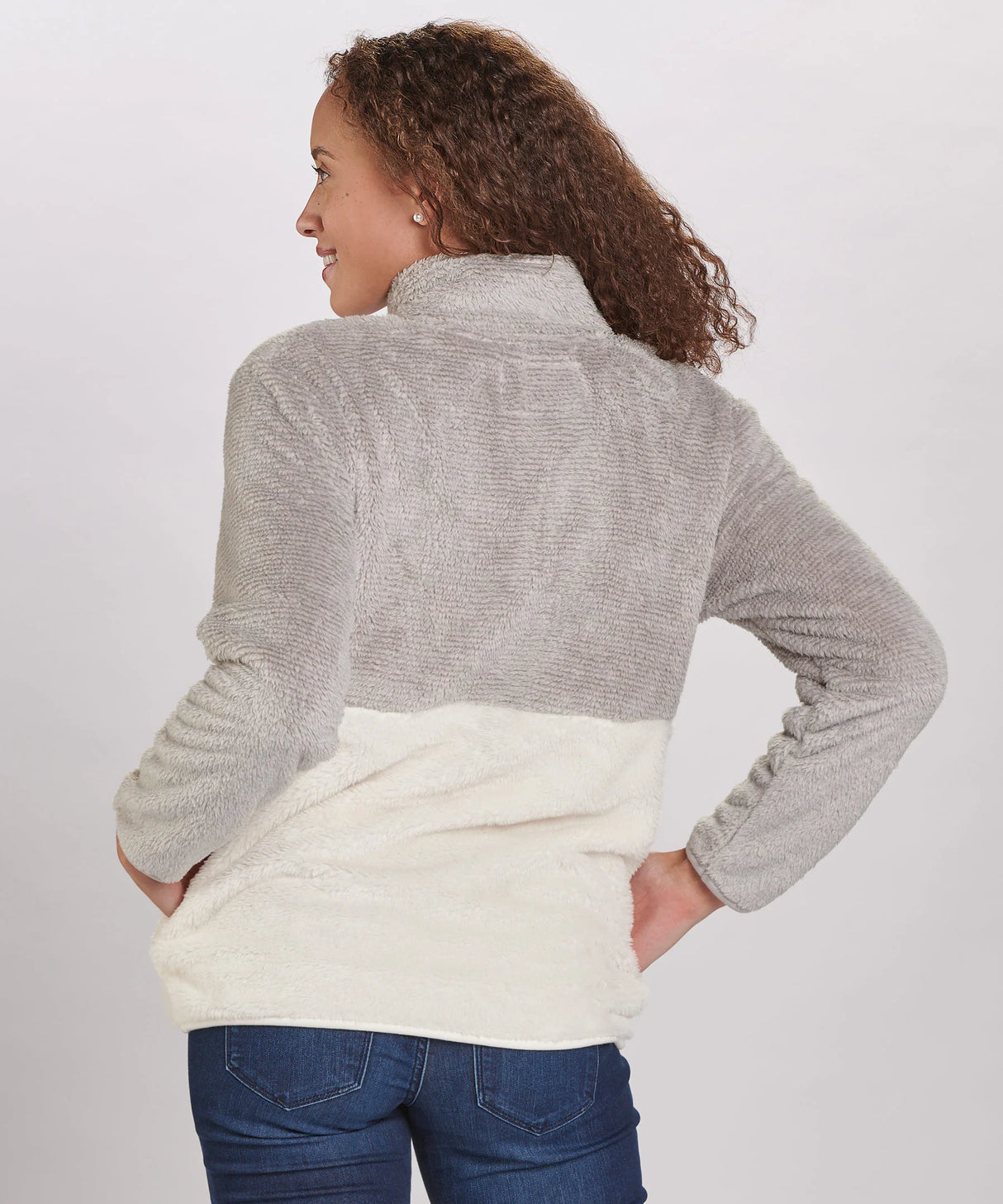 Boxercraft Women's Adult Fuzzy Fleece Pullover-2