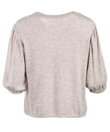 Boxercraft Women's Cuddle Puff Sleeve Top-2