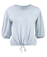 Boxercraft Women's Cuddle Puff Sleeve Top-1