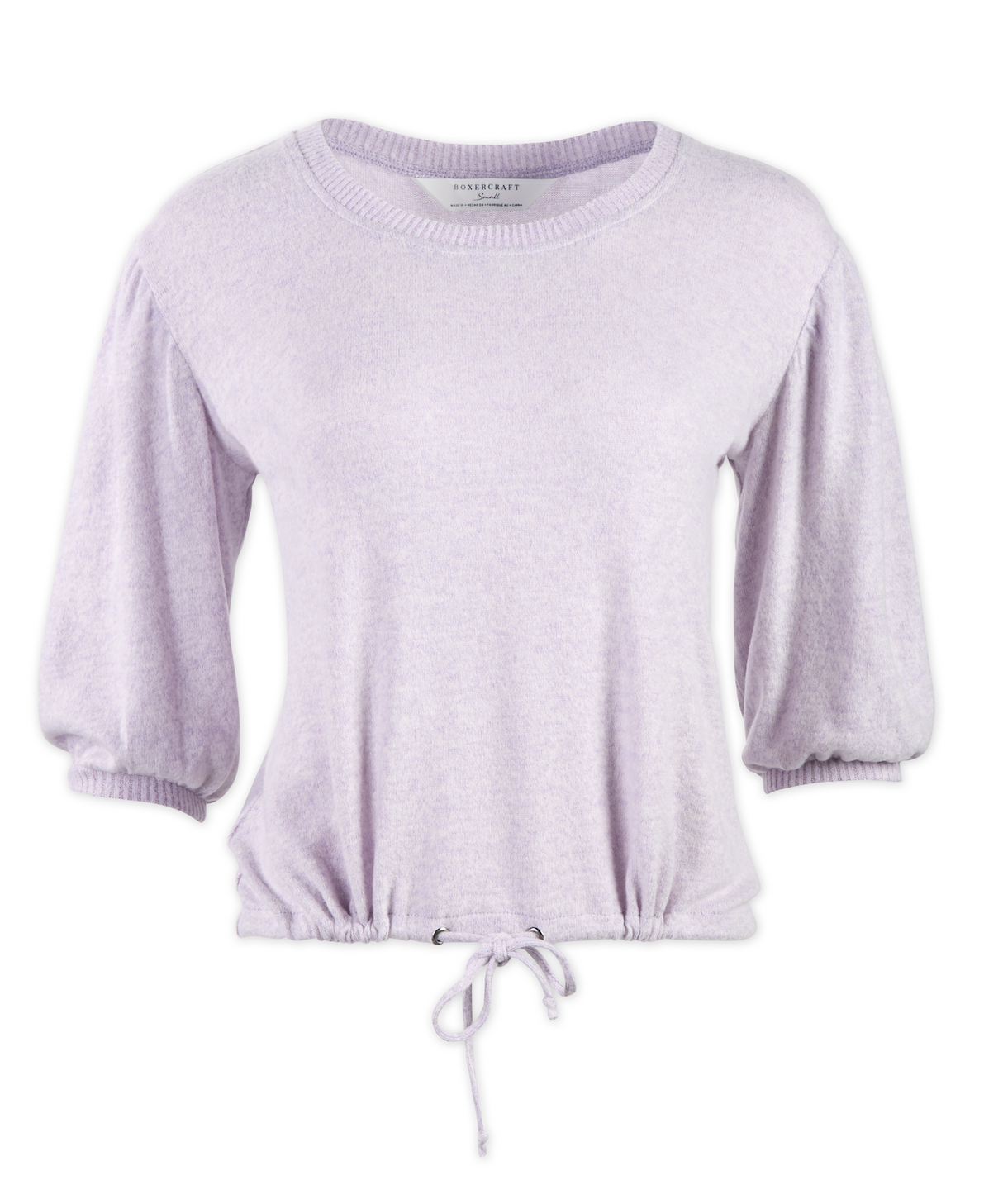 Boxercraft Women's Cuddle Puff Sleeve Top-1