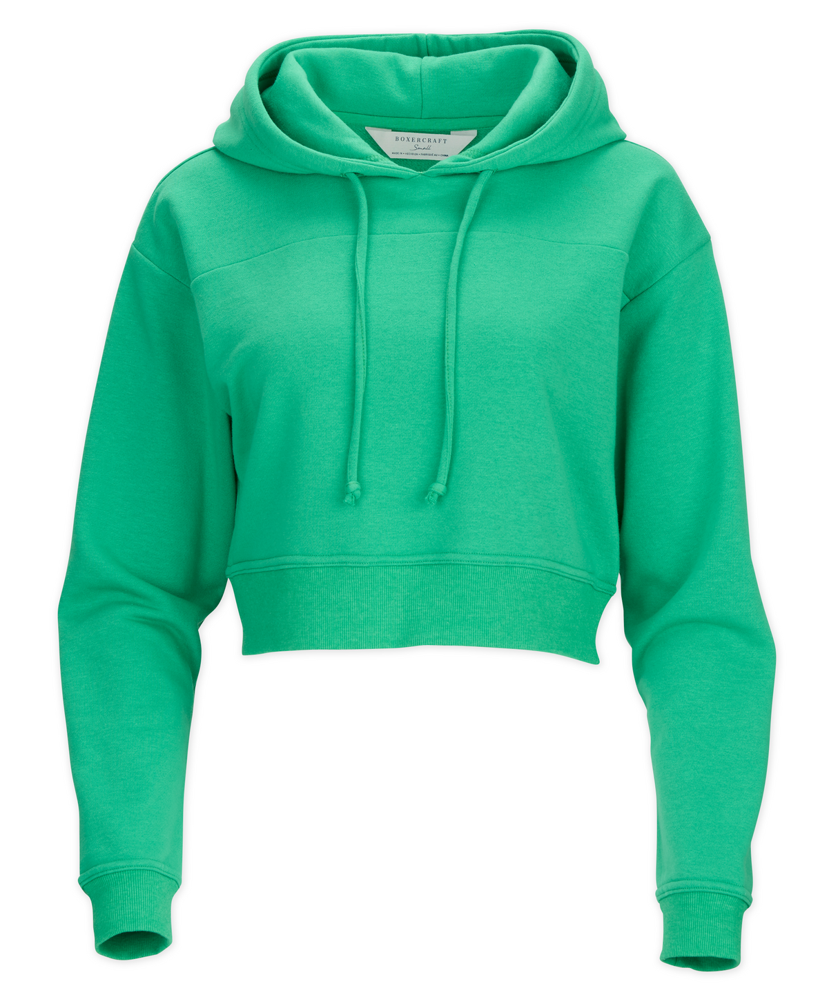 Boxercraft Women's Fleece Cropped Hood-1