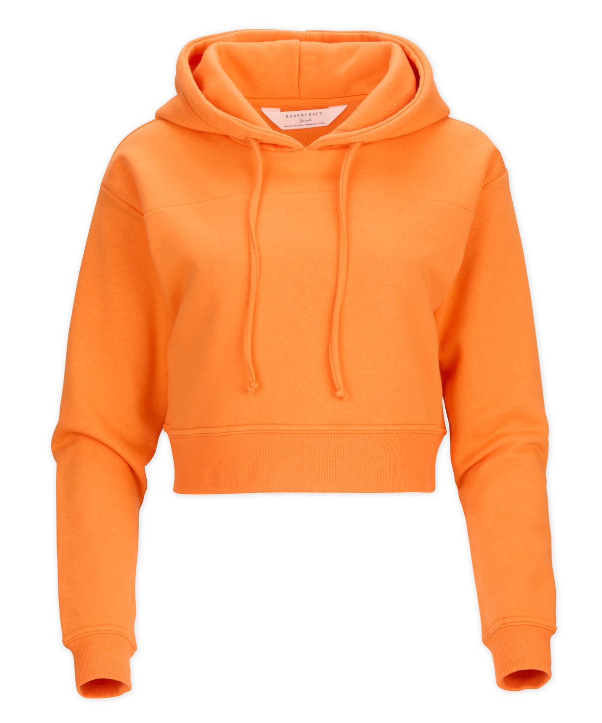 Boxercraft Women's Fleece Cropped Hood-1
