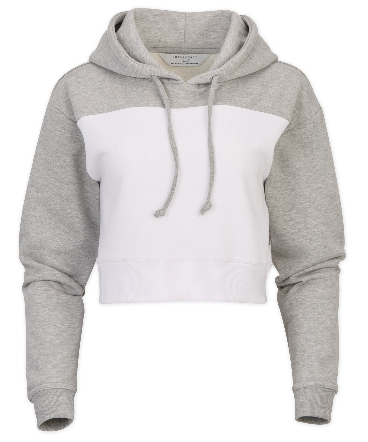 Boxercraft Women's Fleece Cropped Hood-1