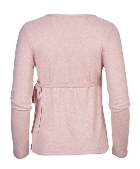 Boxercraft Women's Cuddle Soft Wrap Top-2