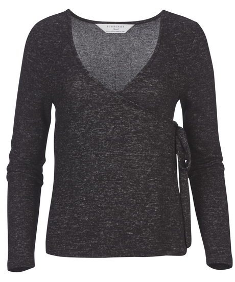 Boxercraft Women's Cuddle Soft Wrap Top-1