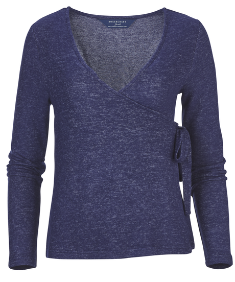 Boxercraft Women's Cuddle Soft Wrap Top-1