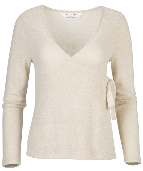 Boxercraft Women's Cuddle Soft Wrap Top-1