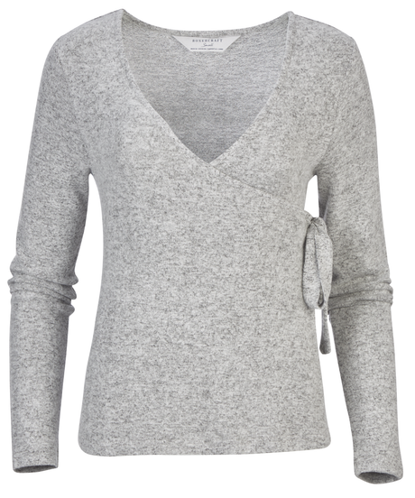 Boxercraft Women's Cuddle Soft Wrap Top-1