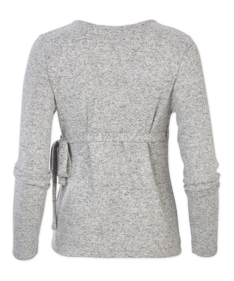 Boxercraft Women's Cuddle Soft Wrap Top-2