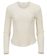 Boxercraft Women's Waffle Knit Baby Long Sleeve Tee-1