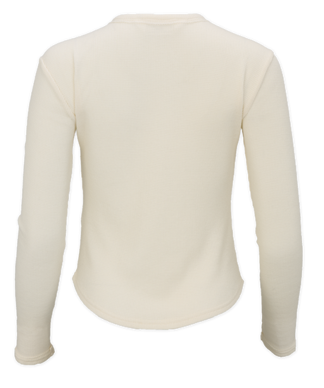 Boxercraft Women's Waffle Knit Baby Long Sleeve Tee-2