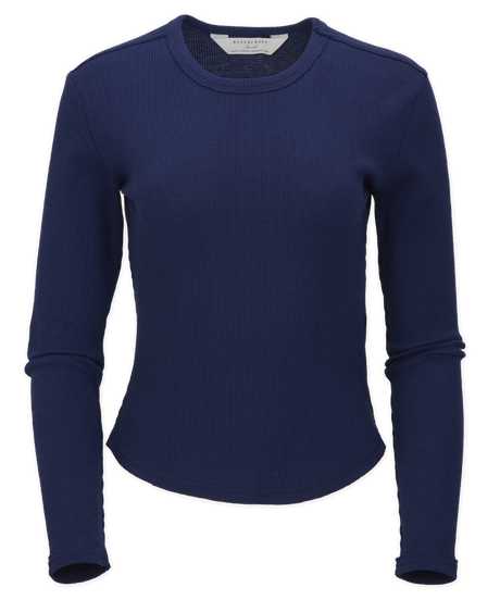 Boxercraft Women's Waffle Knit Baby Long Sleeve Tee-1