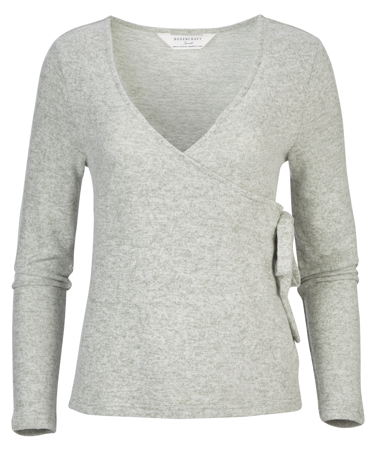 Boxercraft Women's Cuddle Soft Wrap Top-1